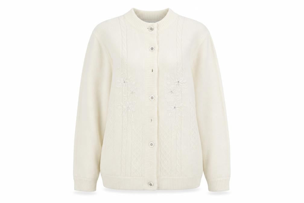 Reflect  Womens Ivory   Cardigan Jumper Size XL