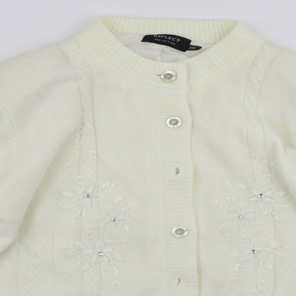 Reflect  Womens Ivory   Cardigan Jumper Size XL
