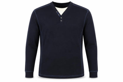 Front view of Easy men’s blue jumper, size 2XL