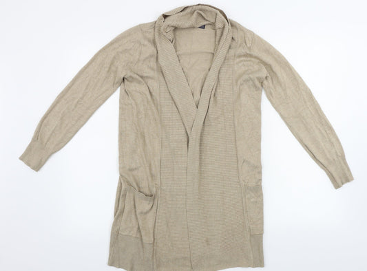 Marks and Spencer   Womens Beige   Cardigan Jumper Size XS