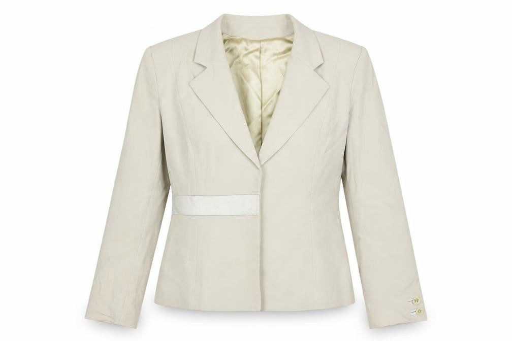 press&bastyan  Womens Beige   Jacket Blazer Size 14