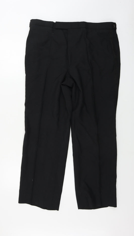 Preworn  Womens Black   Trousers  Size 36 in L27 in