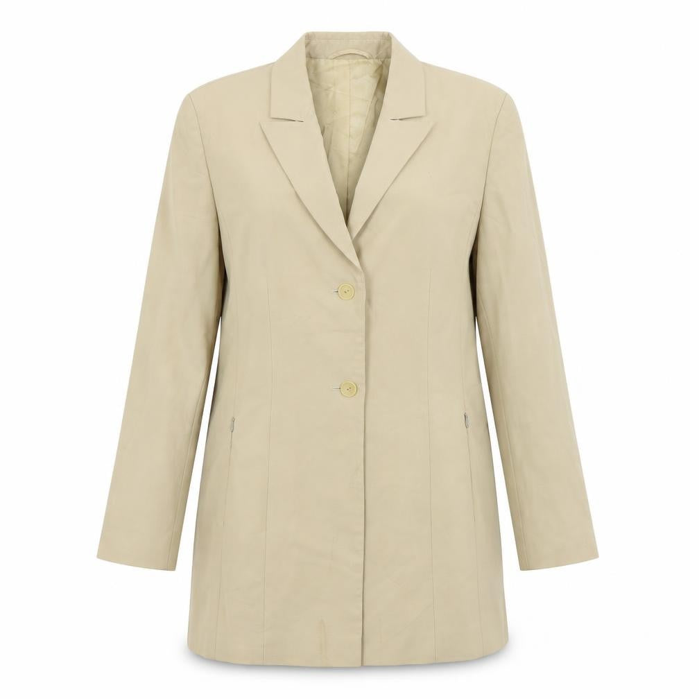 Yarell  Womens Beige   Jacket Blazer Size 12