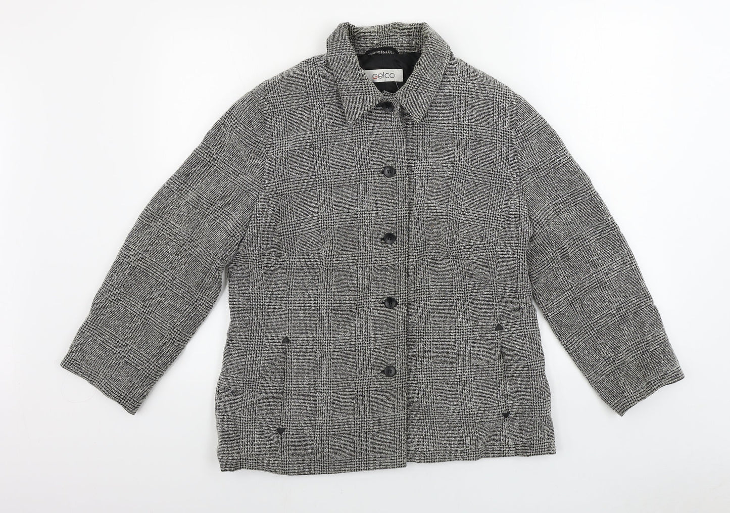 Gelco Womens Grey   Jacket Coat Size 14