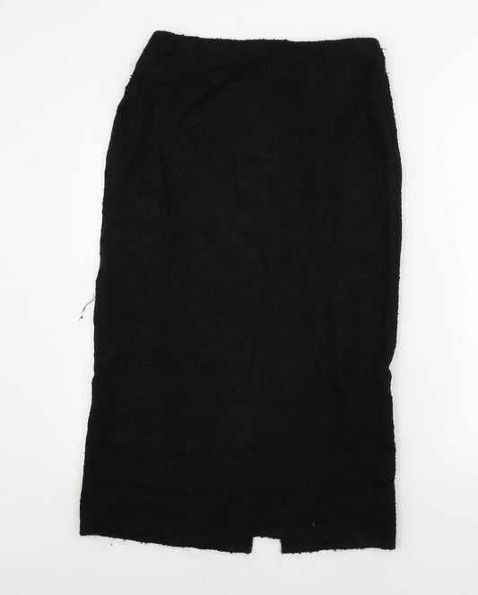 Preworn Womens Black   A-Line Skirt Size 16