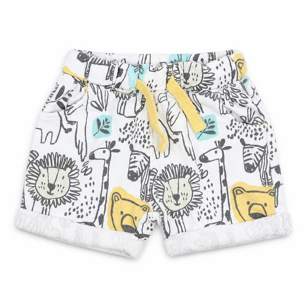 Marks & Spencer Baby White    Trousers Size 0-3 Months  - animals