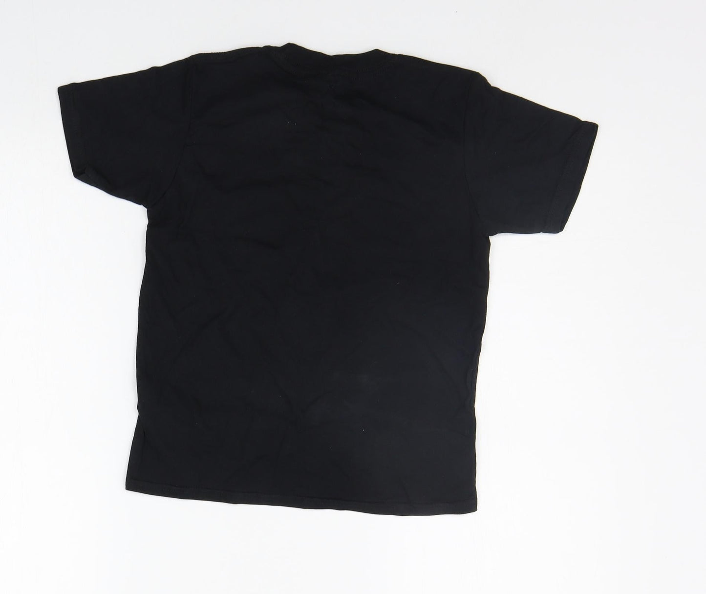 Gildan Girls Black   Basic T-Shirt Size S