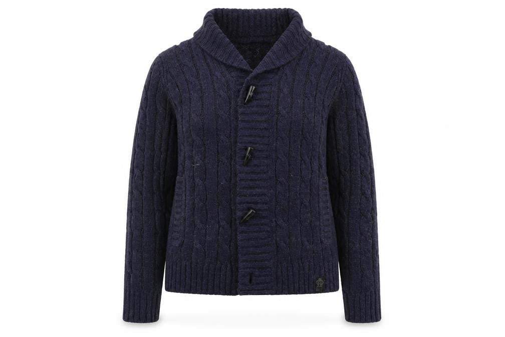 Ambrose Womens Blue   Cardigan Jumper Size L
