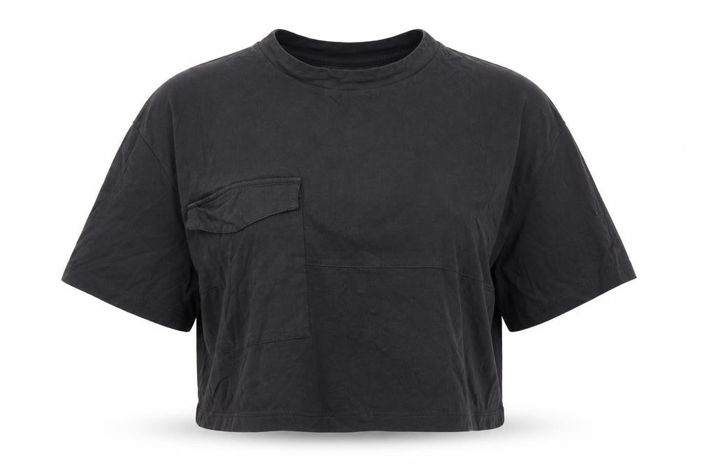 Preworn Womens Grey   Basic T-Shirt Size 8