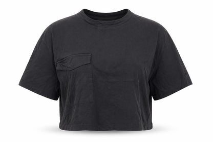 Preworn Womens Grey   Basic T-Shirt Size 8