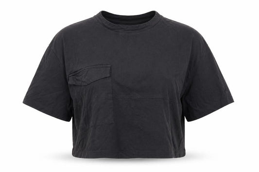 Preworn Womens Grey   Basic T-Shirt Size 8