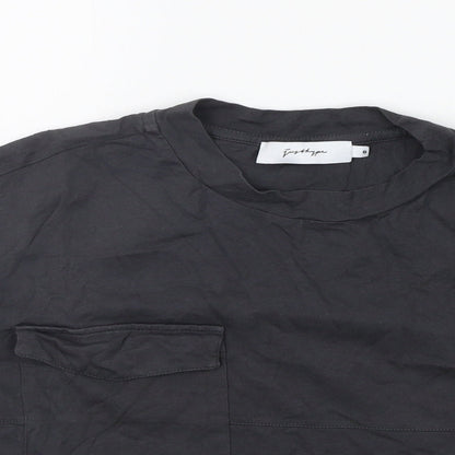 Preworn Womens Grey   Basic T-Shirt Size 8