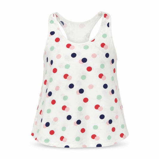 H&M Girls White Polka Dot  Basic Tank Size 11-12 Years