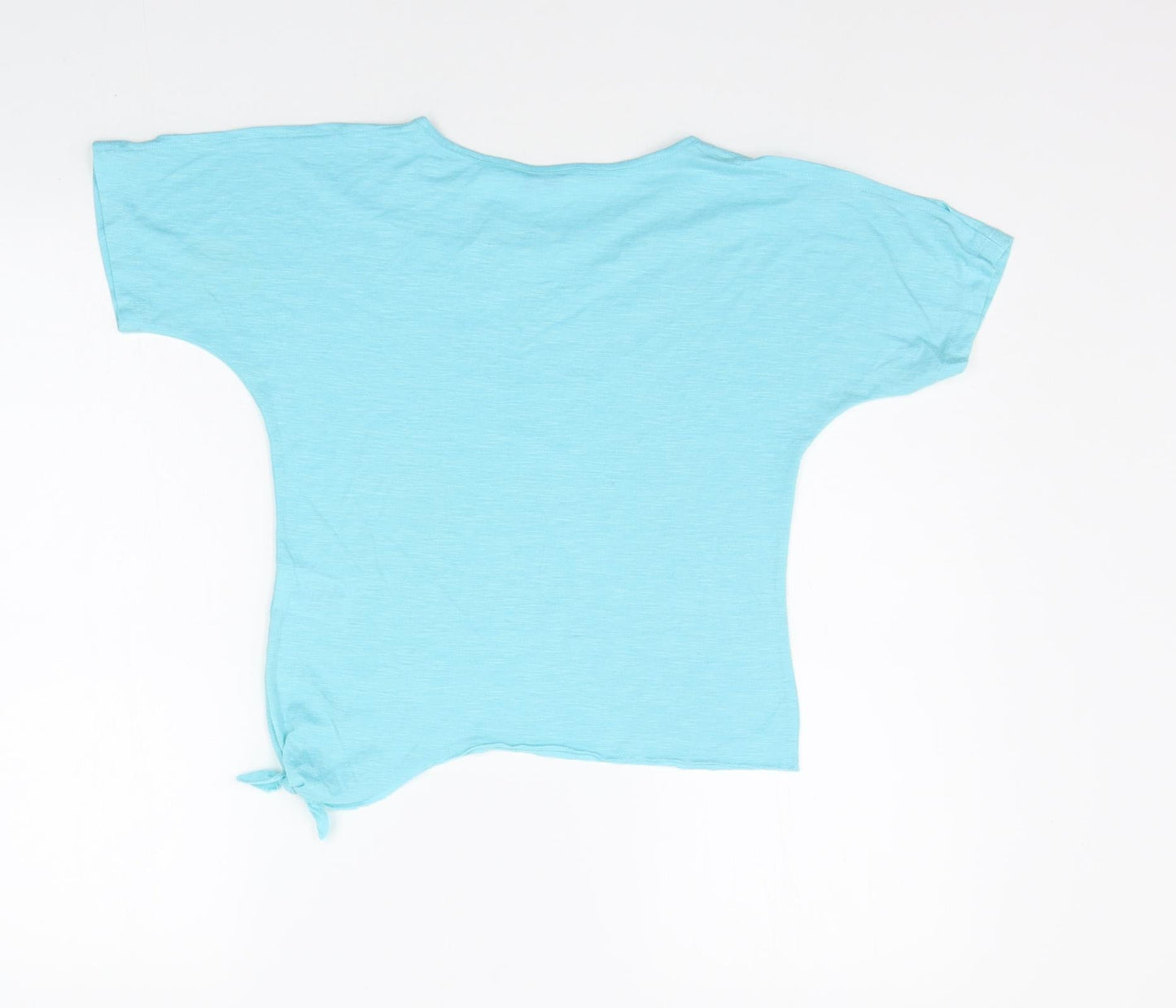 MISS EVIE Girls Blue   Basic T-Shirt Size 13-14 Years