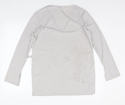 Misspap Womens Grey   Basic T-Shirt Size 12