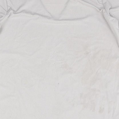 Misspap Womens Grey   Basic T-Shirt Size 12
