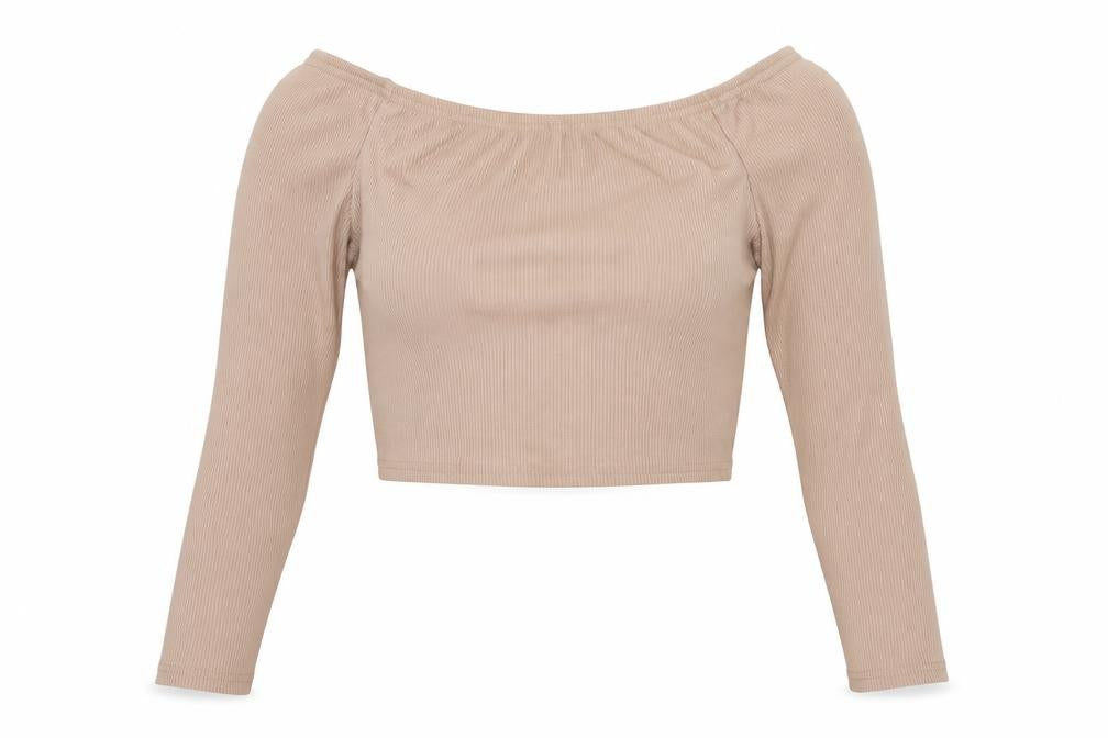 pretylittlething  Womens Beige   Basic Blouse Size 10