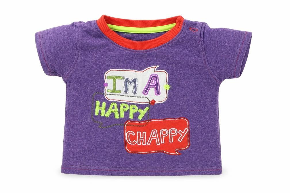 George Baby Purple   Basic T-Shirt Size 3-6 Months