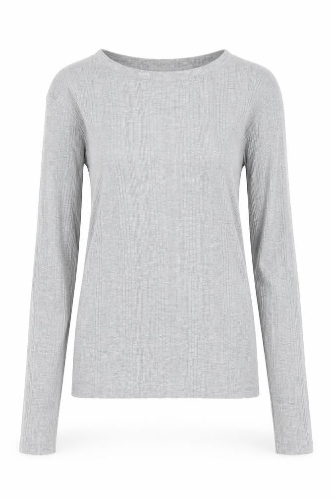 New Look Womens Grey   Basic T-Shirt Size 8
