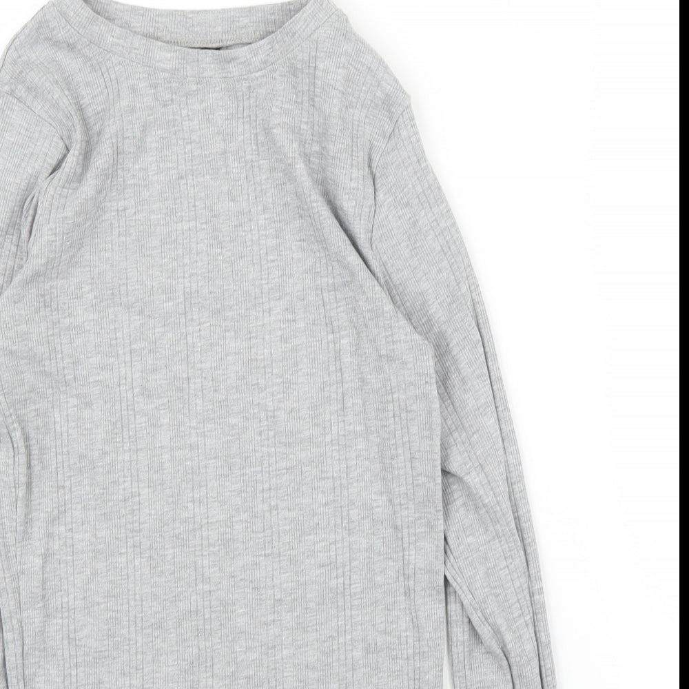 New Look Womens Grey   Basic T-Shirt Size 8