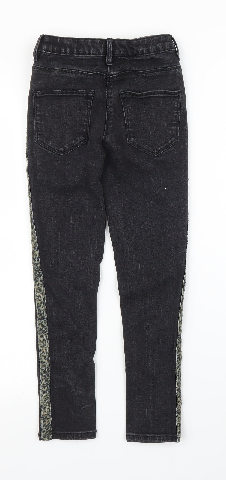 Matalan Girls Black  Denim Skinny Jeans Size 9 Years