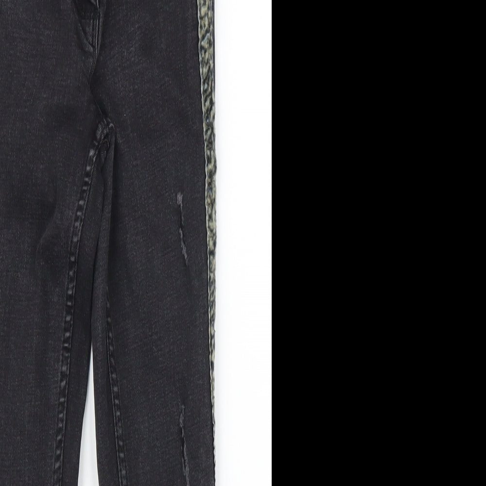 Matalan Girls Black  Denim Skinny Jeans Size 9 Years