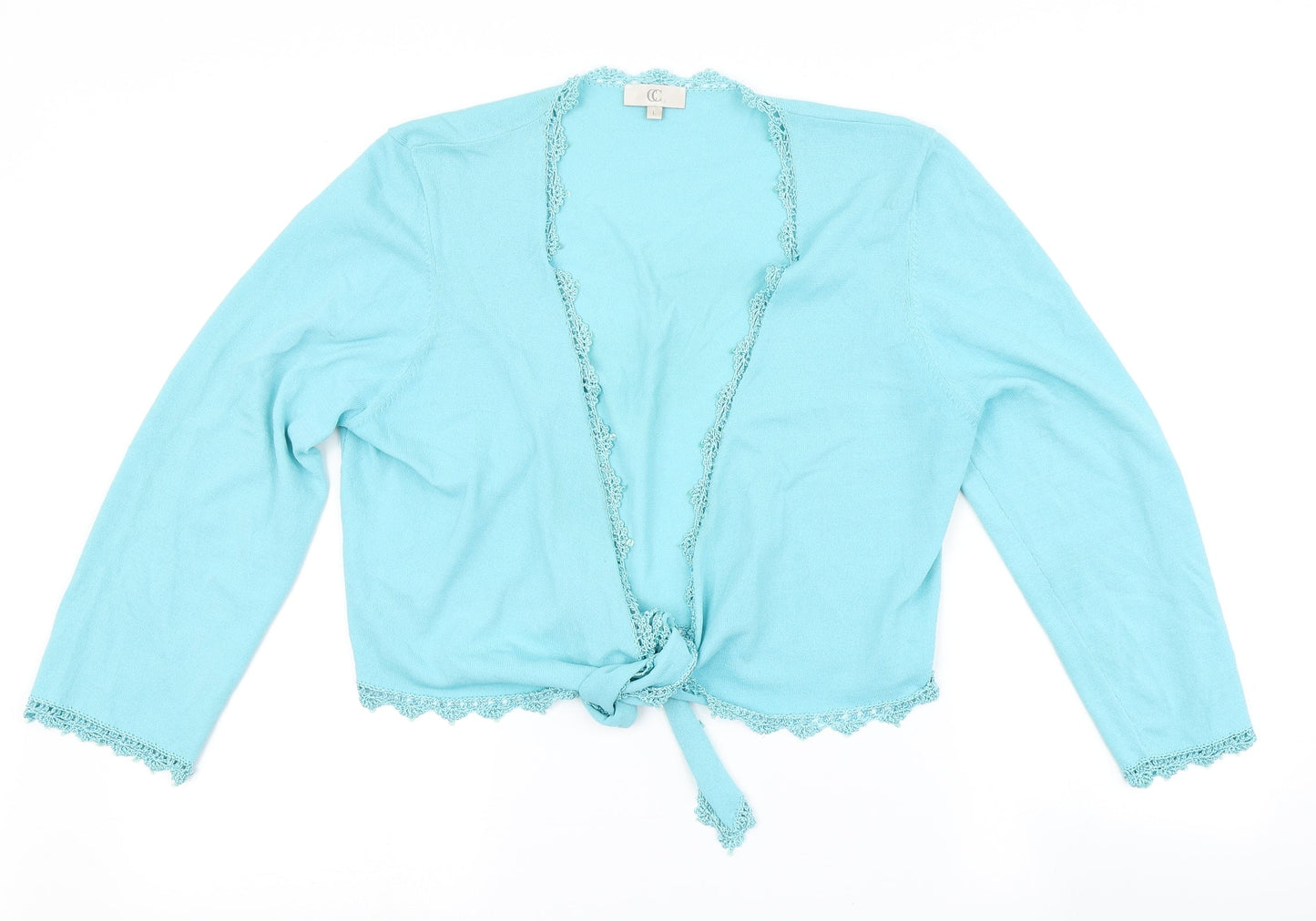 CC Womens Blue   Cardigan Jumper Size L