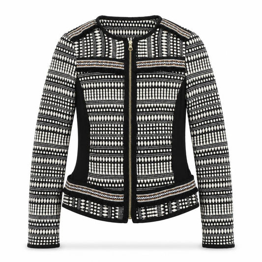 H&M Womens Multicoloured Argyle/Diamond  Jacket  Size 36