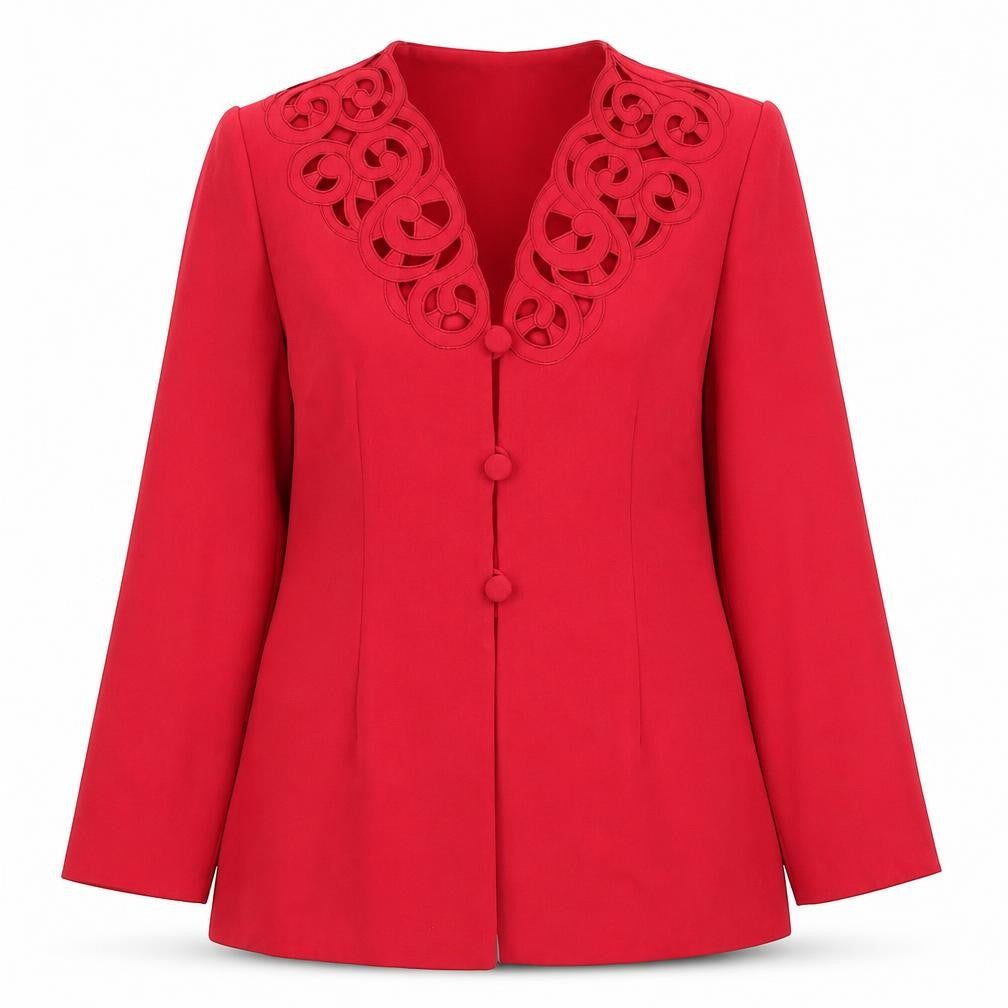 Gina Womens Red   Jacket  Size 12