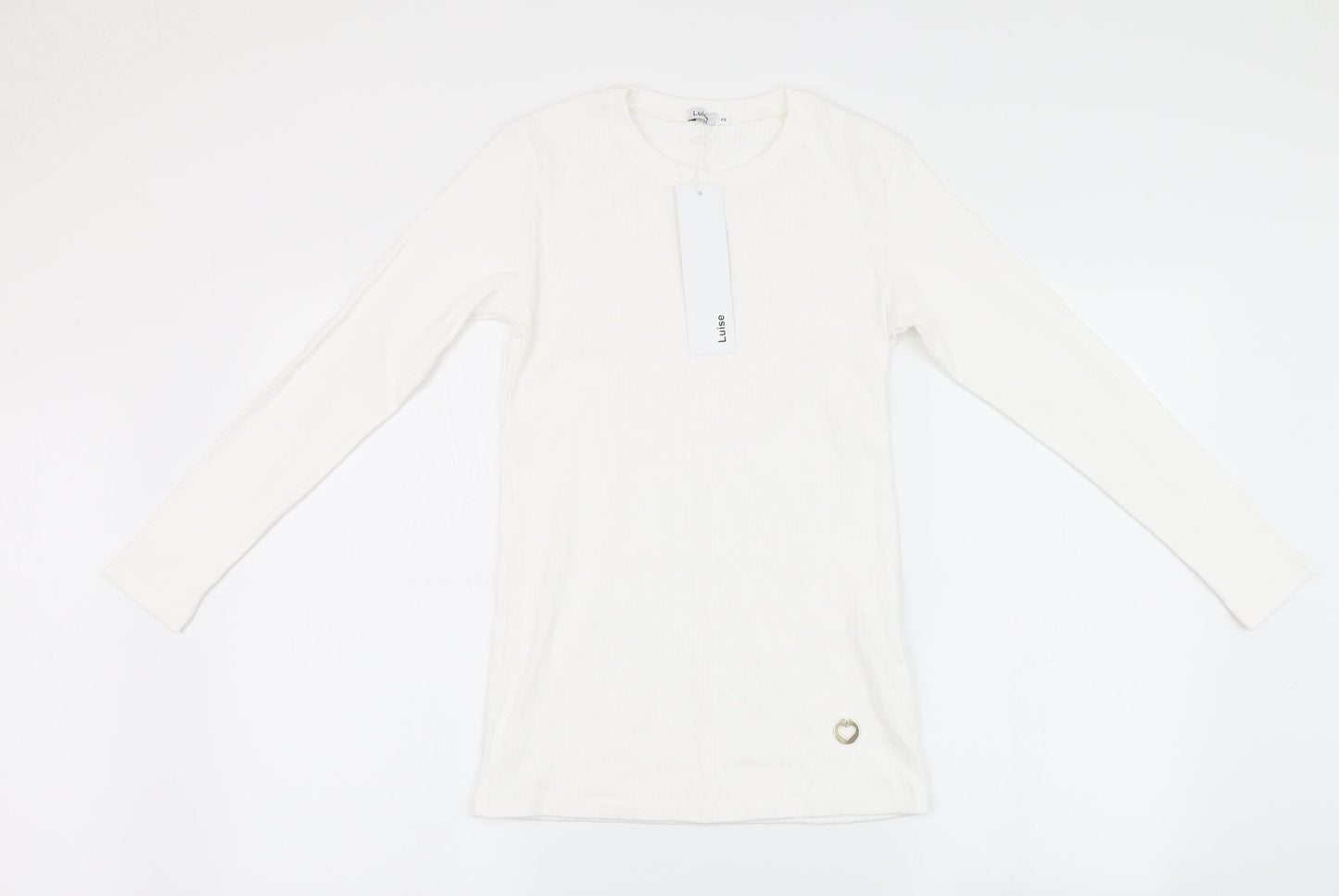 luise Womens White   Pullover Jumper Size 2
