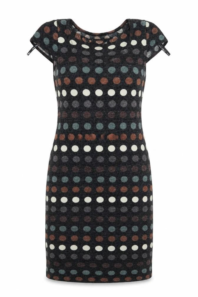Rage Womens Black Polka Dot  Jumper Dress  Size 8