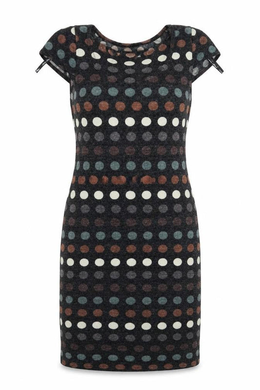 Rage Womens Black Polka Dot  Jumper Dress  Size 8