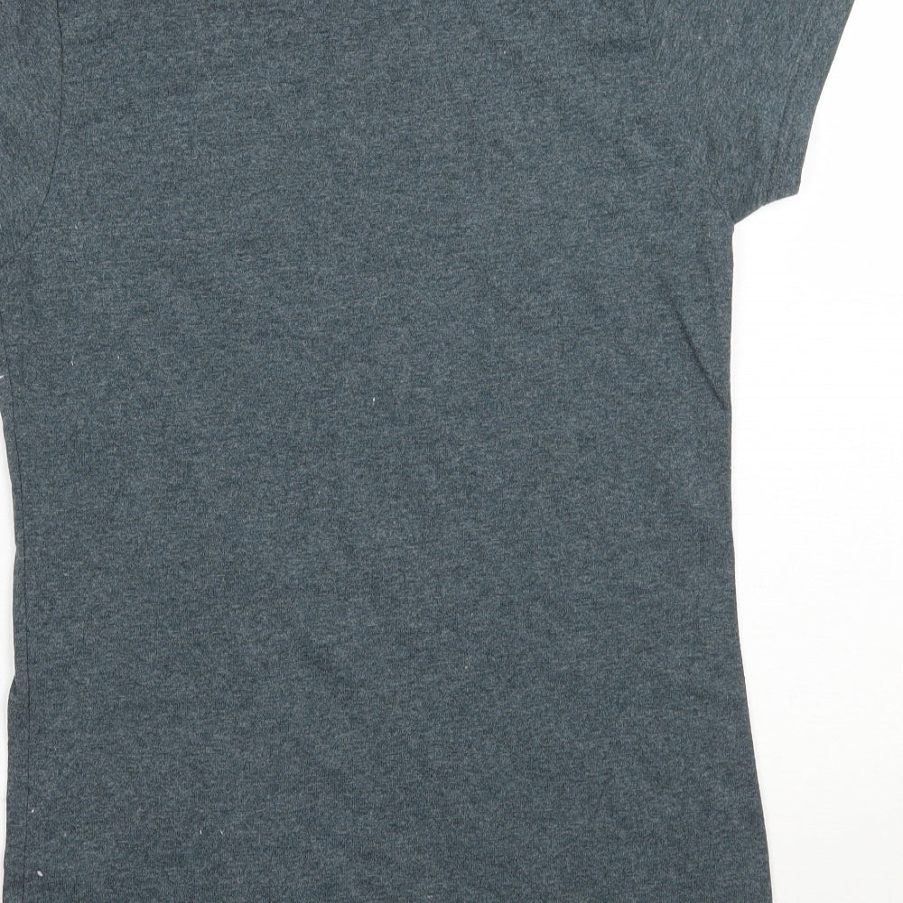 Gildan Womens Blue   Basic T-Shirt Size S