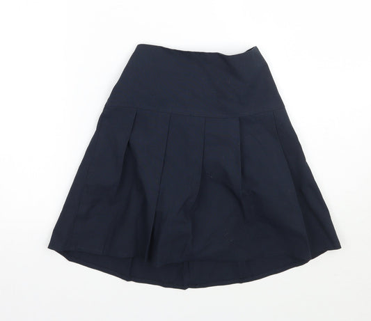 Marks and Spencer Girls Blue   A-Line Skirt Size 8-9 Years