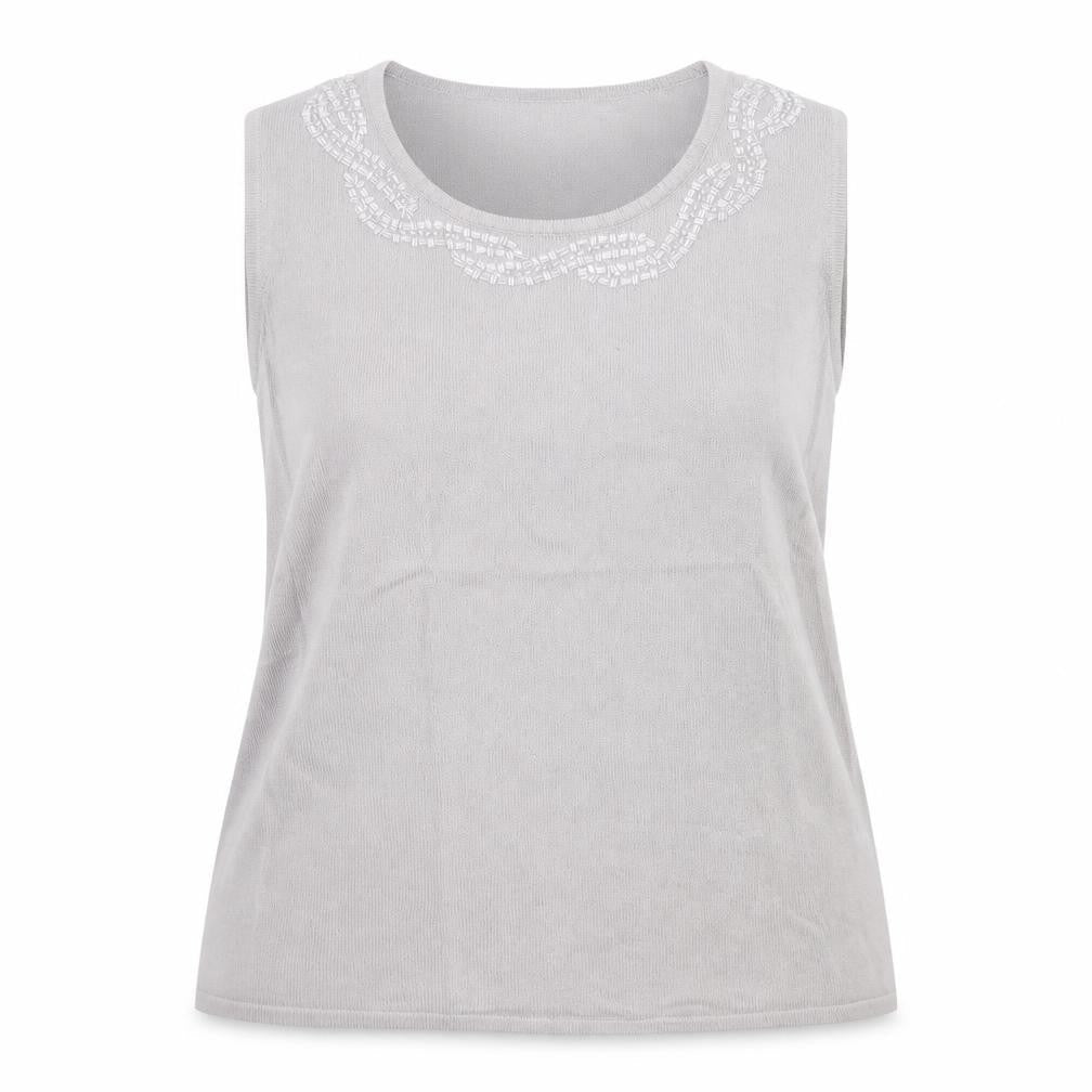 Marks & Spencer Womens Grey   Basic Tank Size 20