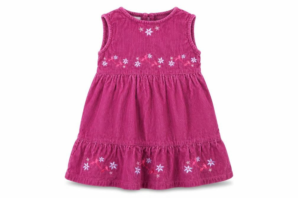 Morris mouse Girls Purple Floral  A-Line  Size 12-18 Months