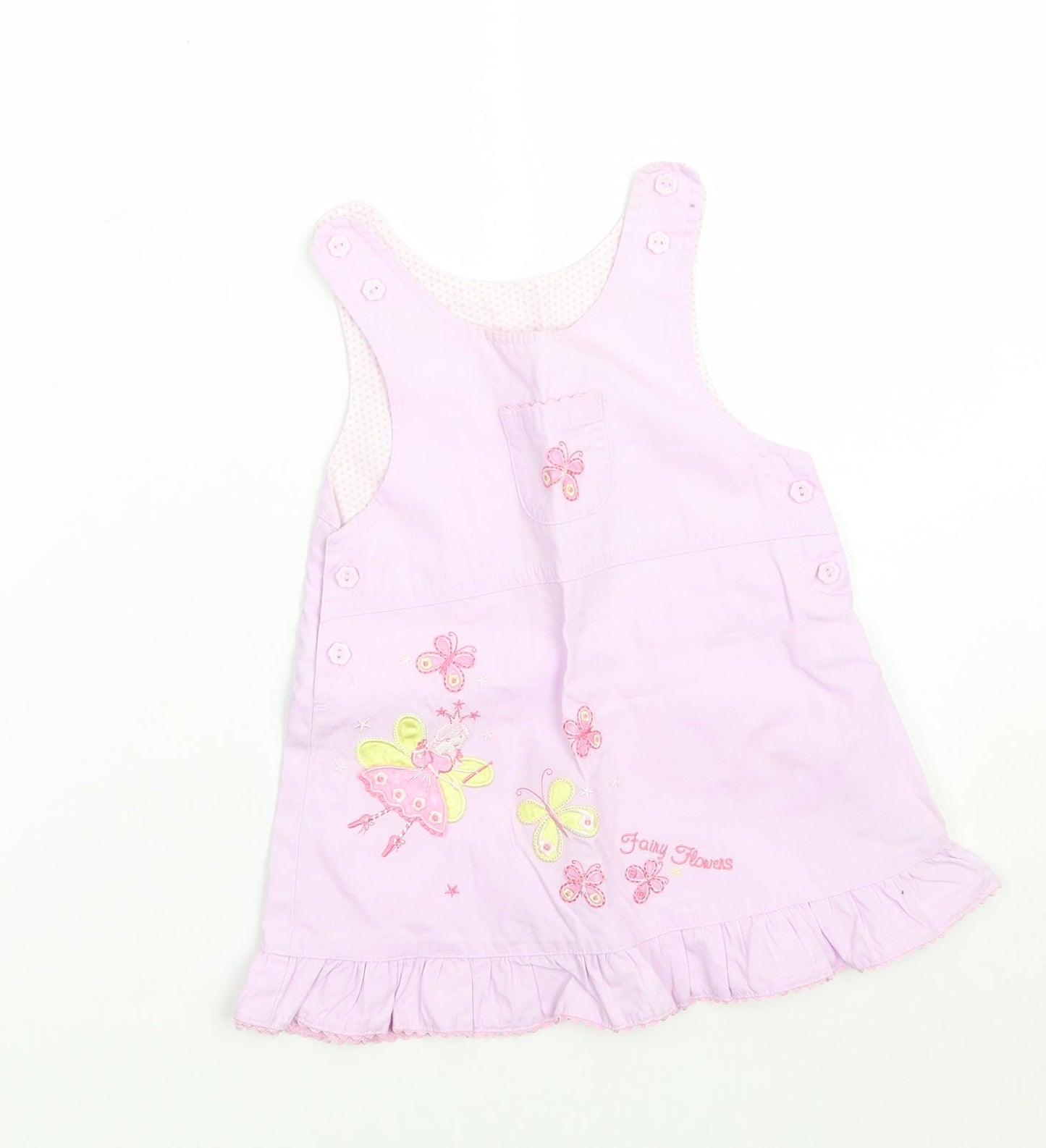 Morris mouse Girls Purple Animal Print  A-Line  Size 6-9 Months