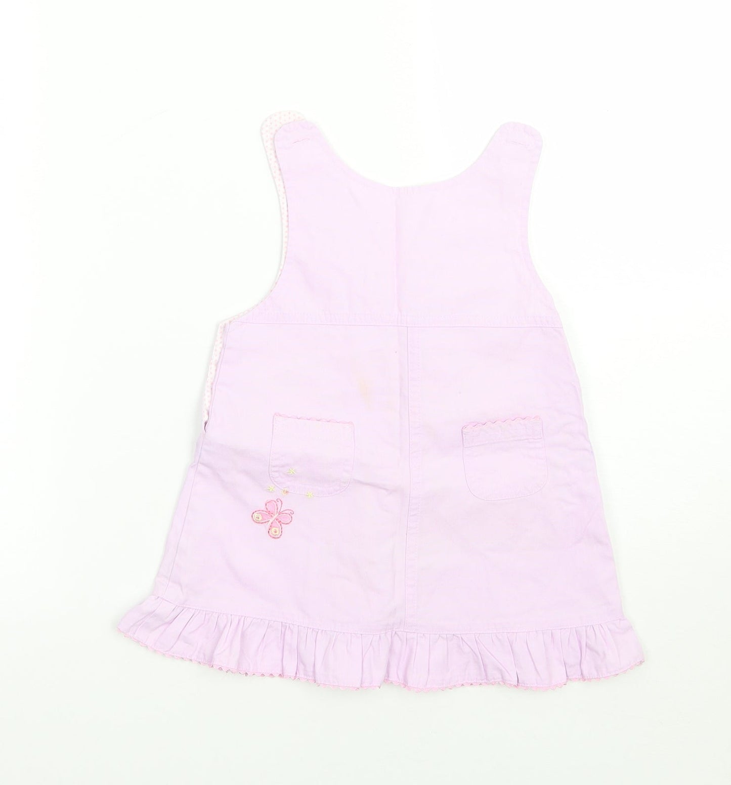 Morris mouse Girls Purple Animal Print  A-Line  Size 6-9 Months