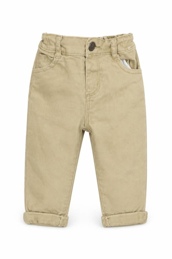 Denim & Co. Boys Beige   Cargo Jeans Size 3-6 Months