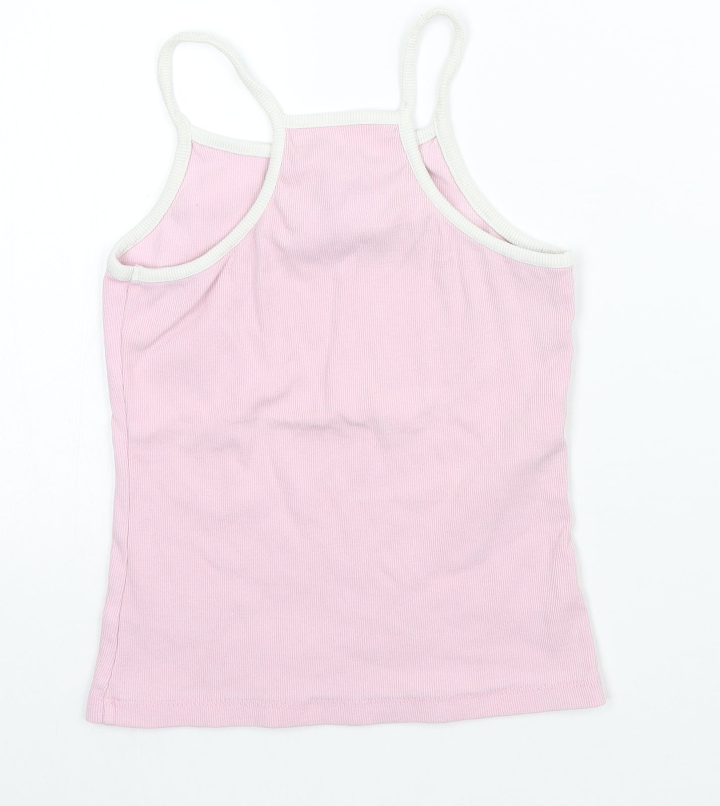 Marks and Spencer Girls Pink   Basic Tank Size 6-7 Years