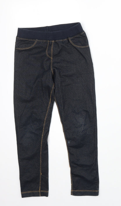 Preloved Nutmeg Girls Blue   Jegging Jeans Size 7-8 Years - Front