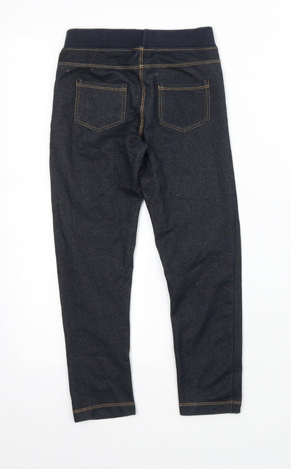 Preloved Nutmeg Girls Blue   Jegging Jeans Size 7-8 Years - Back