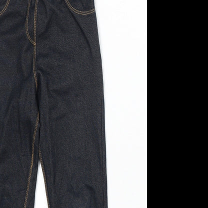 Preloved Nutmeg Girls Blue   Jegging Jeans Size 7-8 Years - Detail