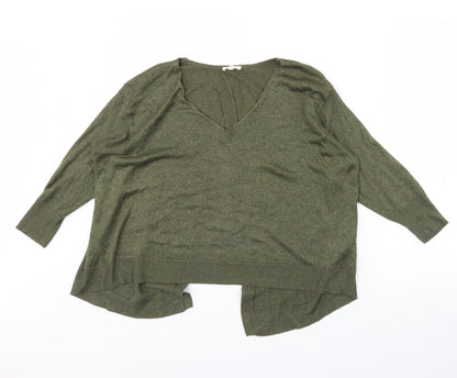 River Island Womens Green   Basic Blouse Size 10
