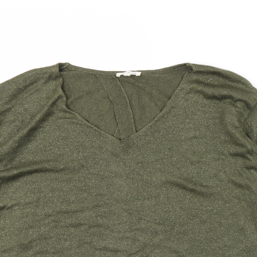 River Island Womens Green   Basic Blouse Size 10