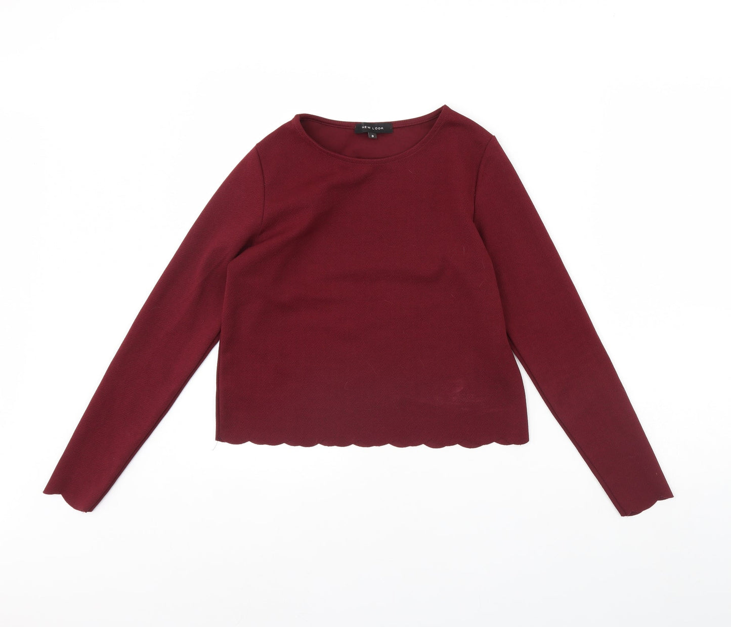 New Look Womens Red   Basic Blouse Size 8