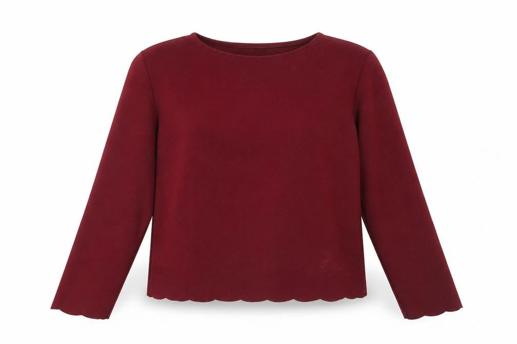 New Look Womens Red   Basic Blouse Size 8