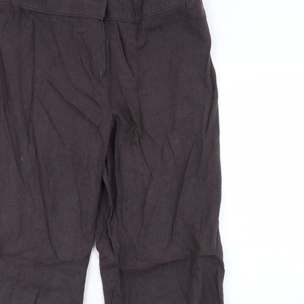 Preworn Womens Brown   Trousers  Size 42 L28 in