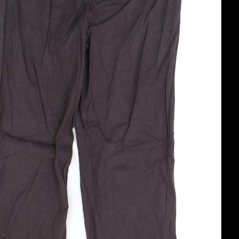 Preworn Womens Brown   Trousers  Size 42 L28 in