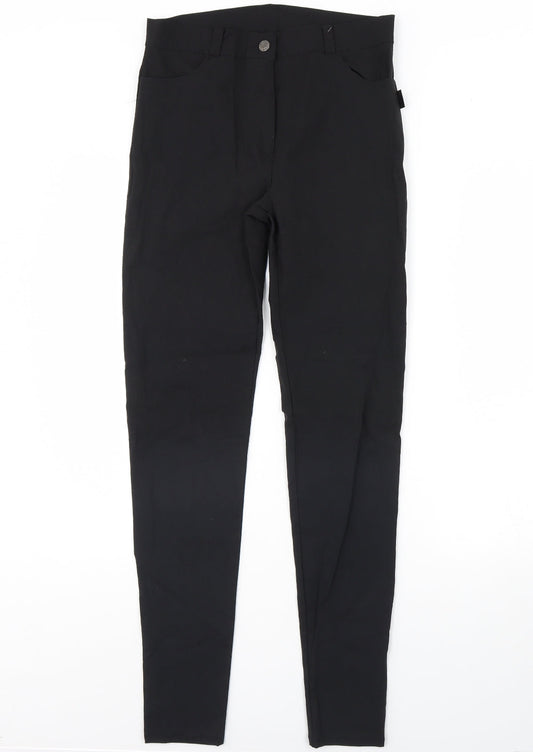 Preworn Womens Black   Skinny Jeans Size M L28 in